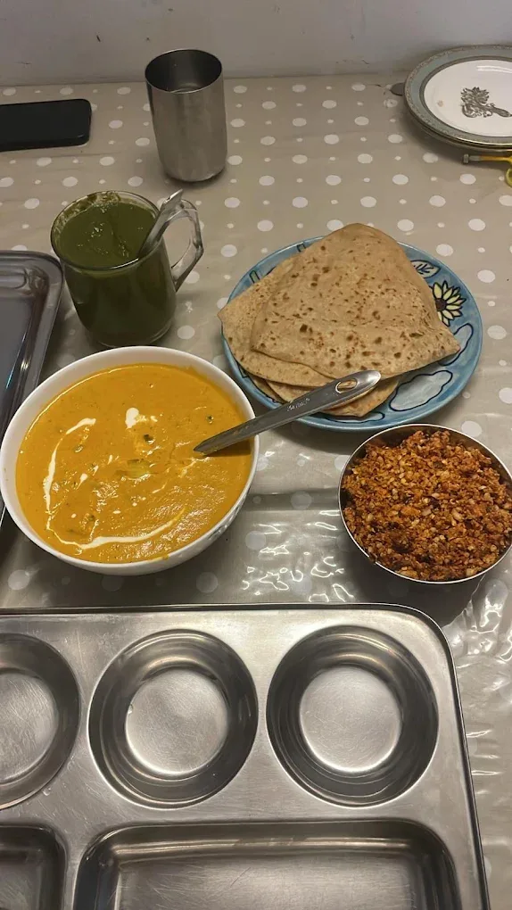 Aloo posto recipe in East Indian cooking class Rishikesh