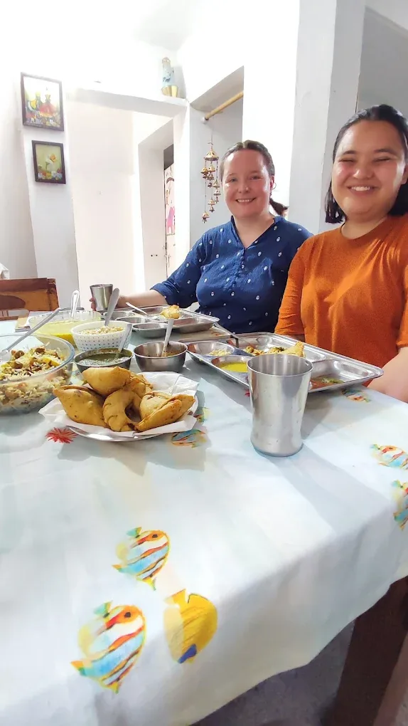 Gujarati cooking experience in West Indian class Rishikesh